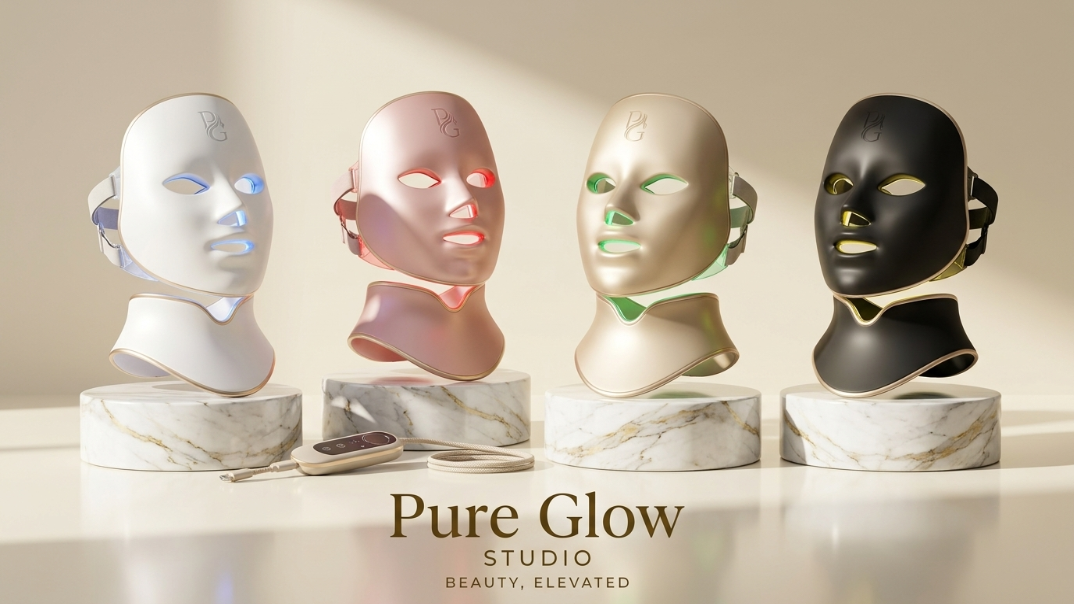 Pure Glow™ 7-Color LED Face & Neck Mask