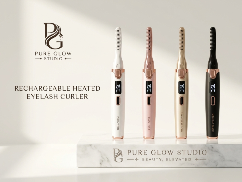 Pure Glow™ Rechargeable Heated Eyelash Curler Pen