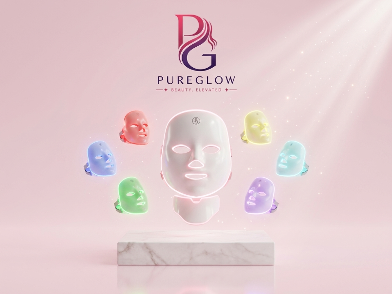 Pure Glow™ 7-Color LED Face & Neck Mask