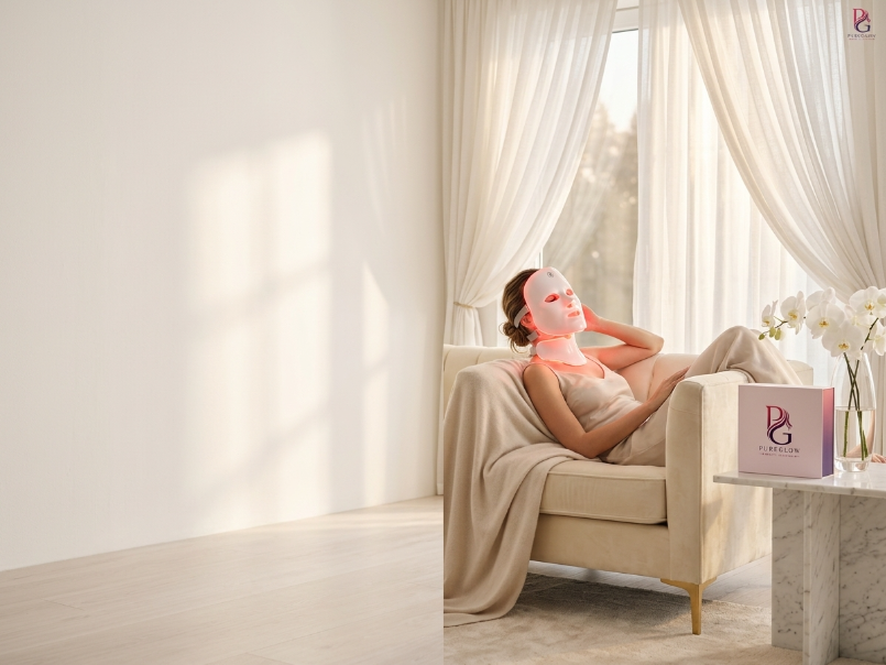 Pure Glow™ 7-Color LED Face & Neck Mask