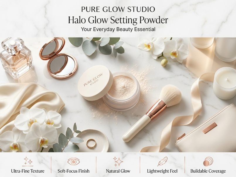 Pure Glow™ e.l.f. Halo Glow Setting Powder