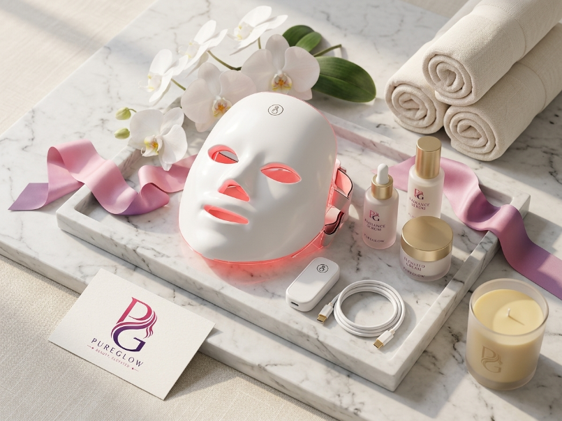Pure Glow™ 7-Color LED Face & Neck Mask