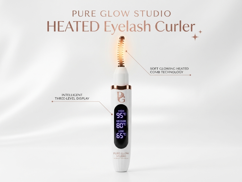 Pure Glow™ Rechargeable Heated Eyelash Curler Pen