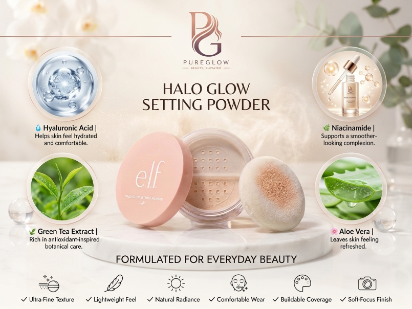 Pure Glow™ e.l.f. Halo Glow Setting Powder